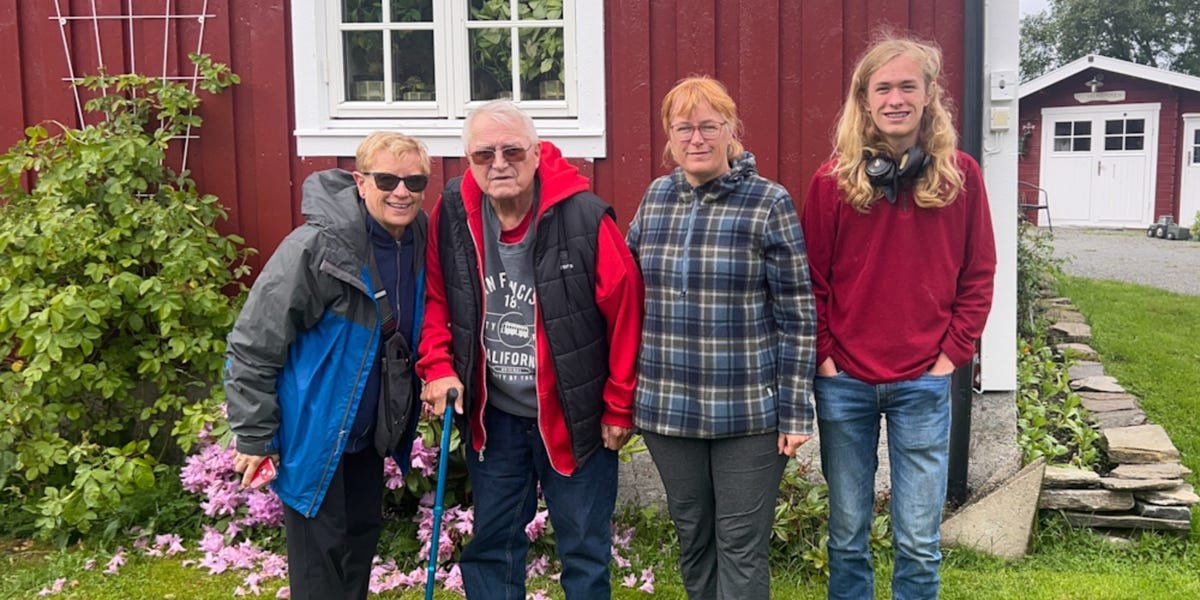 My son and I took my 70-something parents to Europe for 2 weeks. Including them made everything harder, but I'm glad we