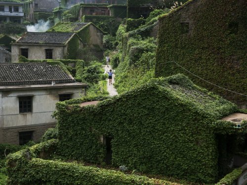 Go inside the abandoned Chinese village that nature is taking back one house at a time
