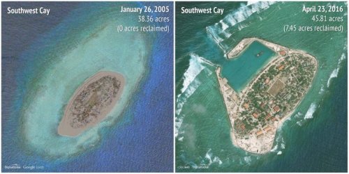 China isn't the only one building islands in the South China Sea
