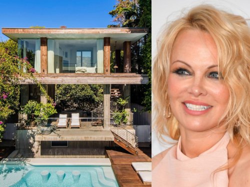 Take a look inside Pamela Anderson's beachfront home in Malibu, which ...