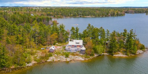 A private island in Canada with a 4-bedroom home is on sale for less than the average house in America. Take a look.