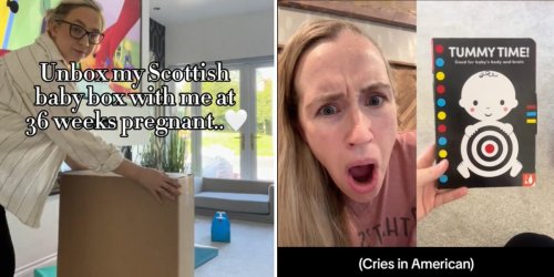 A Scottish mom showed what's in the $200 'Baby Box' of essentials that's gifted to all newborns nationally, as American viewers looked on with envy and awe