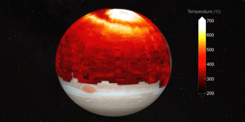 Jupiter's Aurora Triggered A Planet-wide Heat Wave, A Map Animation ...