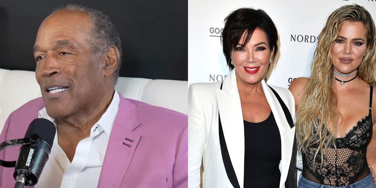 O.J. Simpson says Kris Jenner was a 'cute girl' but denies the rumor he's Khloé Kardashian's father: 'I was dating supermodels'