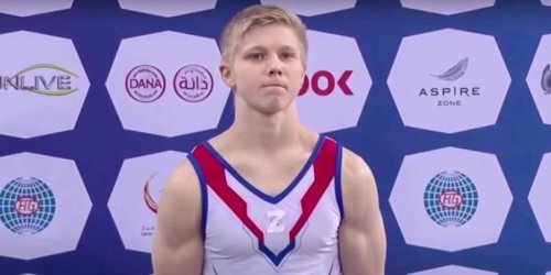 A Russian gymnast who wore pro-war 'Z' symbol at a competition has been banned for a year and ordered to return his medal