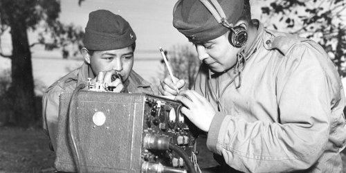 During WWII, Native American code talkers used Navajo language to create an unbreakable code that helped America win the war