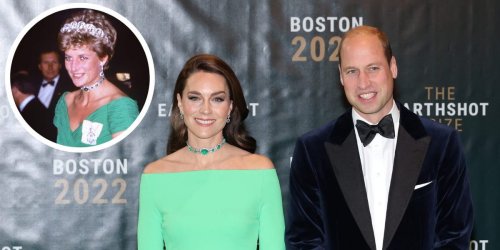 Kate Middleton wore a $91 rented neon green gown and an emerald choker once worn by Princess Diana to the Earthshot Prize awards