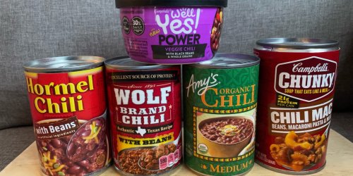 I tried 5 different kinds of canned chili, and there's only one I'd eat again