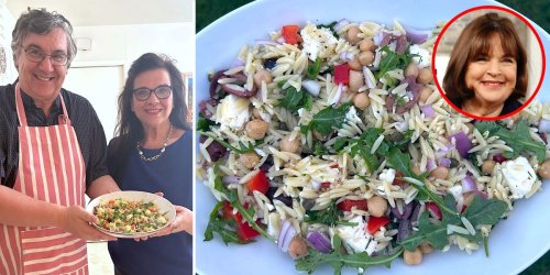 My Greek parents tried Ina Garten's new Greek orzo salad and now they can't stop making it