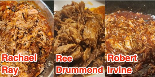 I tried pulled-pork recipes from Rachael Ray, Ree Drummond, and Robert Irvine, and my favorite was the best I've ever had