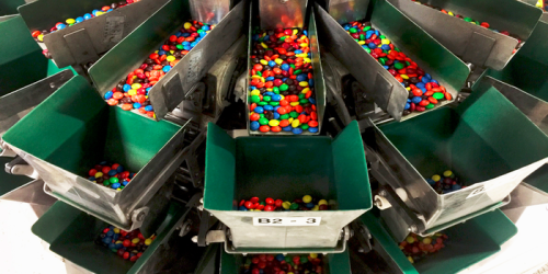 Here's an inside look at how M&M's are made
