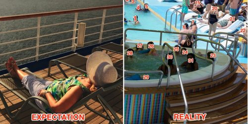 Disappointing photos show what it's actually like to go on a cruise
