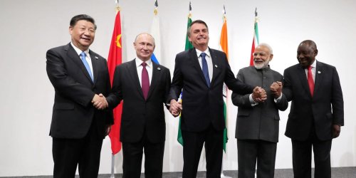 Russia's foreign minister accuses the West of 'financial blackmail' as BRICS eye adding Saudi Arabia, Iran to economic bloc