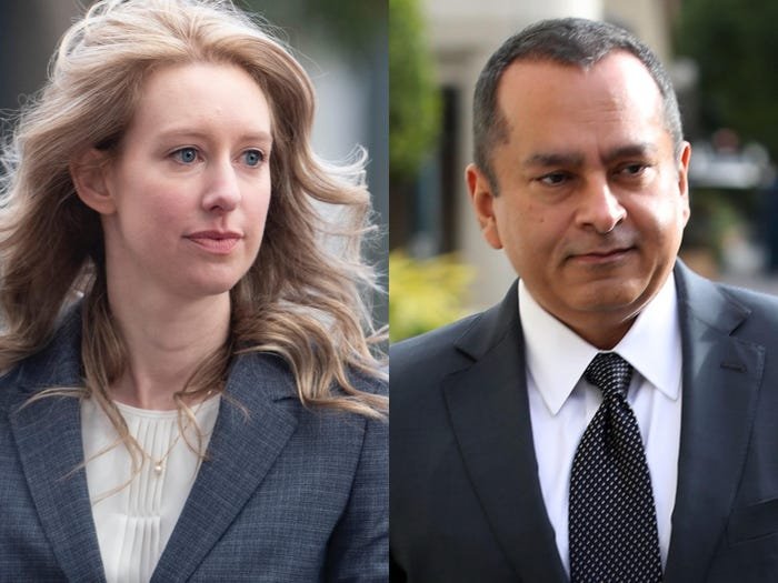 Elizabeth Holmes' ex, Ramesh Balwani, pointed the finger back at her in his fraud trial, while prosecutors say they were 'partners in everything, including their crimes'