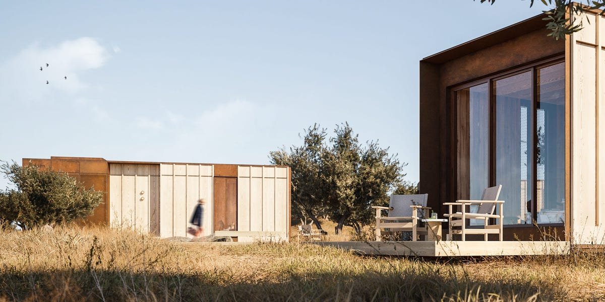 A European startup's $79,500 modular tiny cabins can now be ordered to the US — but you can only buy to use as a hotel