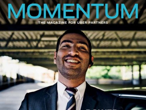 Uber just launched a quarterly print magazine, Momentum