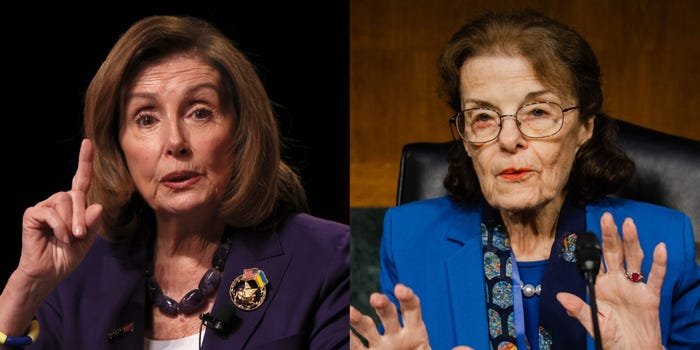 Nancy Pelosi reportedly blamed 'the left' and sexism for intense scrutiny of Dianne Feinstein's health