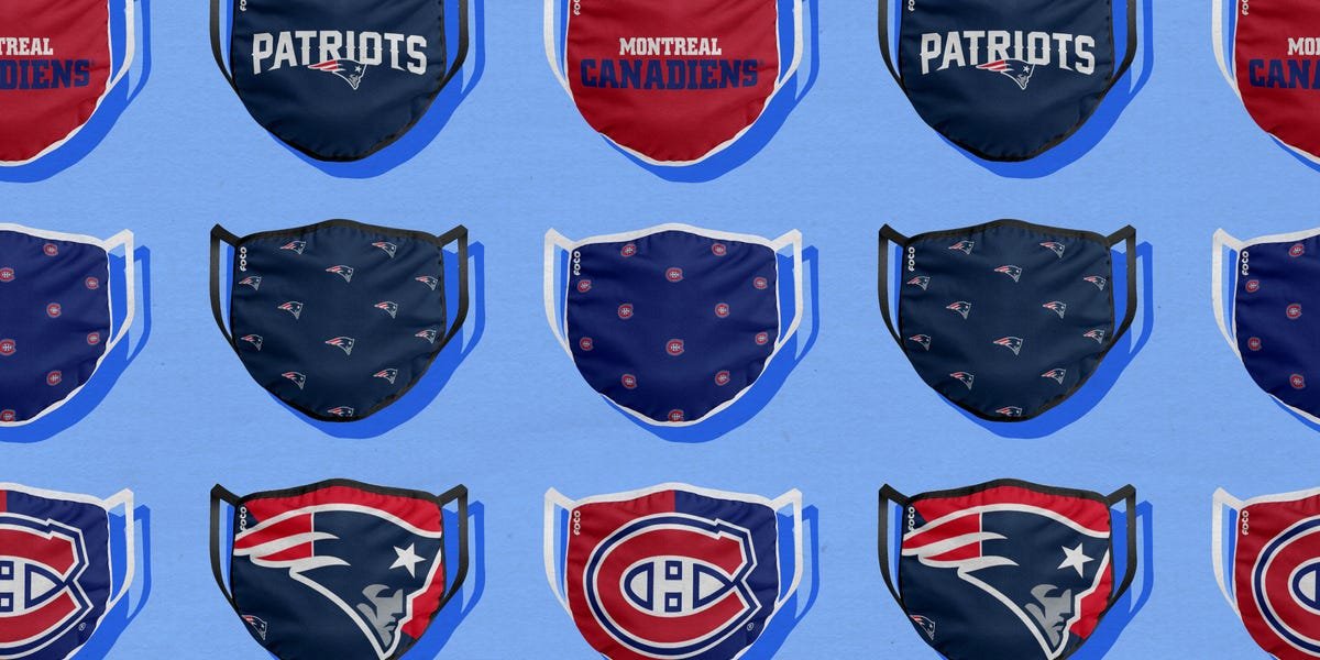 Fanatics offers reusable face masks with team logos from every major sports league