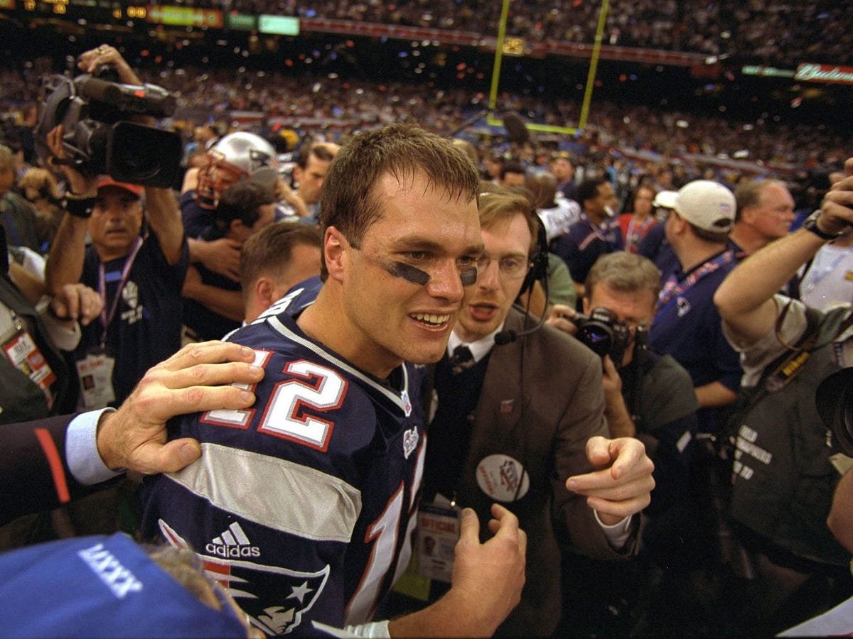 The world was a lot different the first time Tom Brady won a Super Bowl
