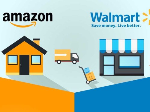 The key differences between Wal-Mart and Amazon in one chart
