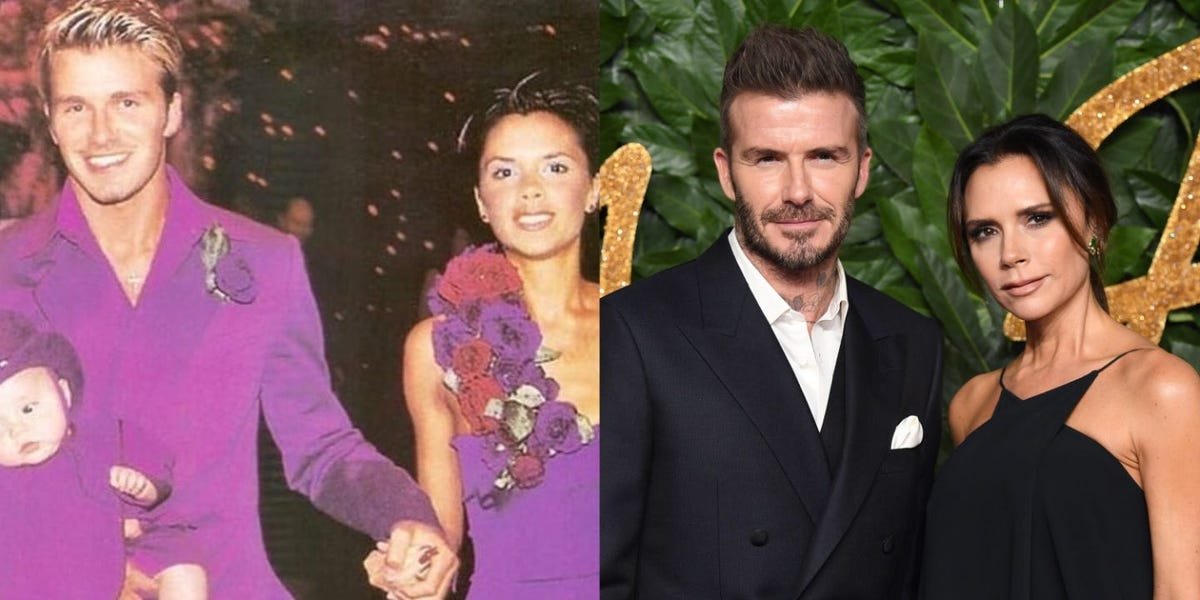 David and Victoria Beckham's wedding was so '90s it hurts. Here's a look back at the ceremony.