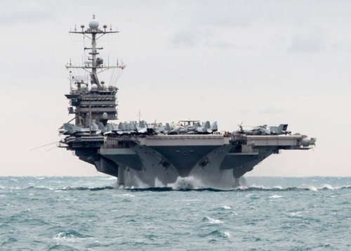 A Navy carrier just broke the record for dropping bombs on ISIS