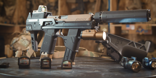 This elegant system converts the Army's new sidearm into a beastly personal defense weapon