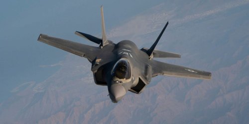 US F-35 fighter jets sent to NATO's front line as Russia invaded Ukraine were out looking for missiles able to threaten planes