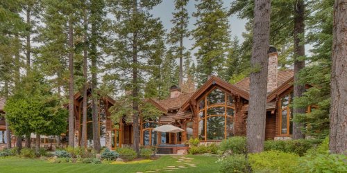 A Lake Tahoe estate that neighbors Mark Zuckerberg's is on the market for $44 million. Look at the sprawling property in the California enclave where sales are soaring in the pandemic.