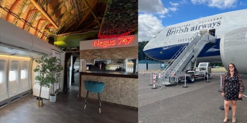 I visited a flightless Boeing 747 turned into a 'party plane' a UK airport bought from British Airways for $1.35 and saw why the space is worth high price