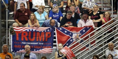 Trump's embrace of the Confederate flag shows us all who he thinks owns America
