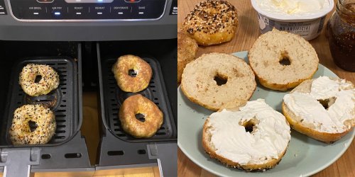 I made 3-ingredient bagels in my air fryer, and I couldn't believe how easy it was