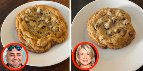 I made chocolate chip cookies using 3 celebrity chefs' recipes, and the best is the simplest