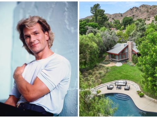 A California ranch once owned by Patrick Swayze hit the market for $4.5 million. Take a look at the charming home and the furry friends that live there.