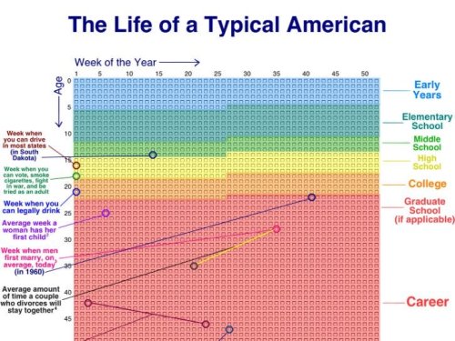 This infographic shows your life — in weeks