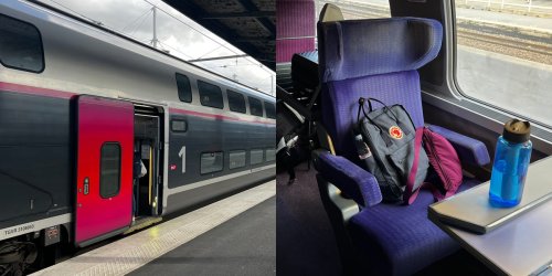 I booked a first-class seat on a train from Paris to Barcelona for $177, and I didn't even care that it was 5 hours longer than the flight