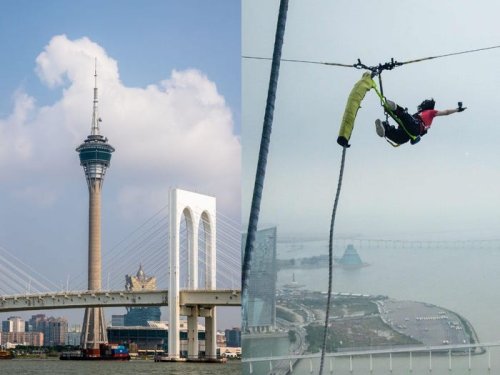 A man died after bungee jumping 764 feet off a tower in China