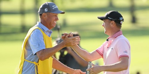 Justin Thomas' caddie finally got his Major memento after years of being snubbed by old employer Phil Mickelson