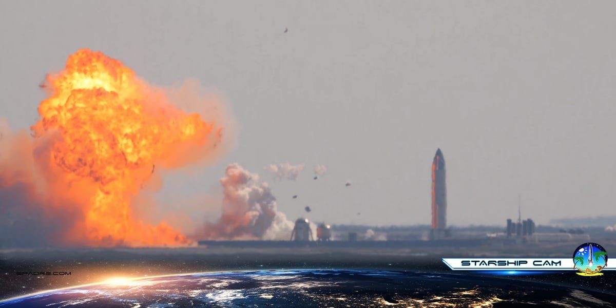 SpaceX's Starship prototype exploded upon landing