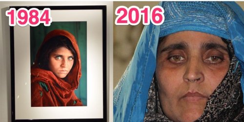 'Afghan Girl' from 1985 National Geographic cover is evacuated to Italy at age 49