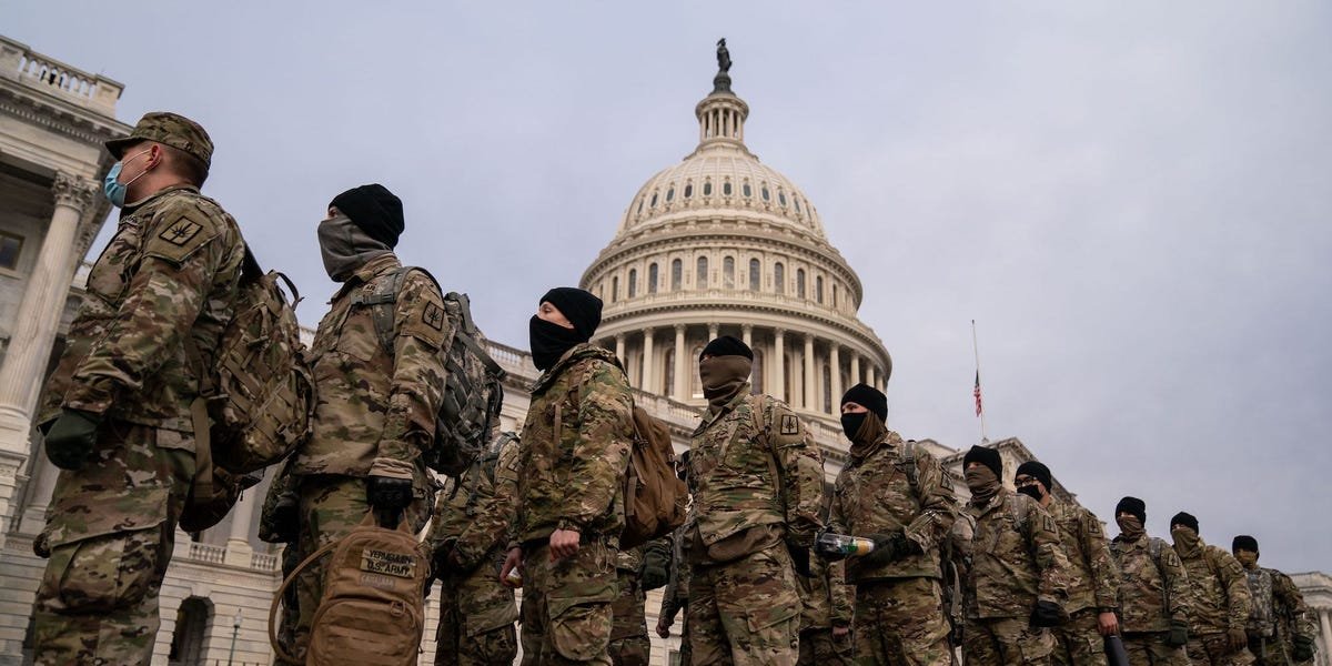 There will be more US troops in DC for Biden's inauguration than in Iraq and Afghanistan combined, a stark reminder of the danger of homegrown extremism