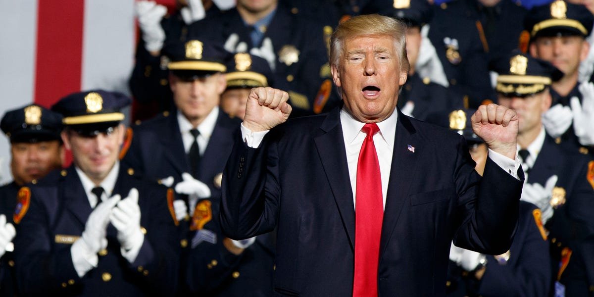 Trump has no answer to police brutality and racism in the US