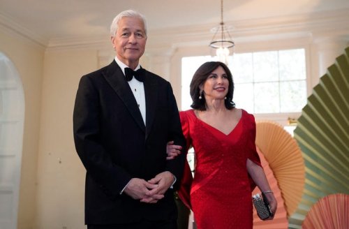 Jamie Dimon joined other top business leaders at the glitzy White House dinner. See who joined him on the guest list.