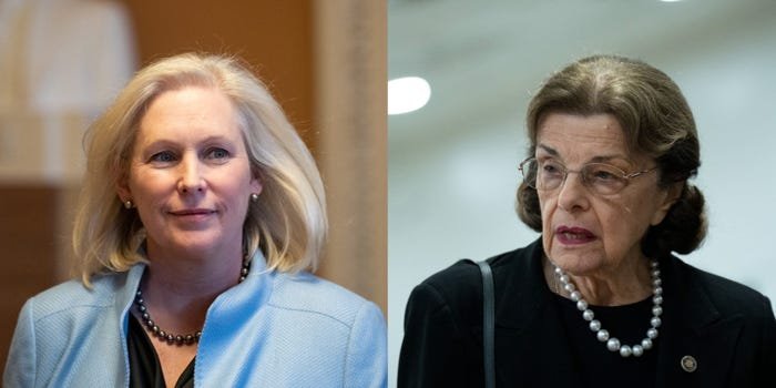 Telling Dianne Feinstein to resign is sexist and 'unprecedented,' women Democratic senators say