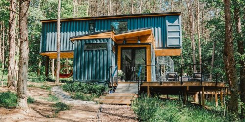 See inside a wildly popular shipping container home that a couple built and rents on Airbnb for almost $430 a night