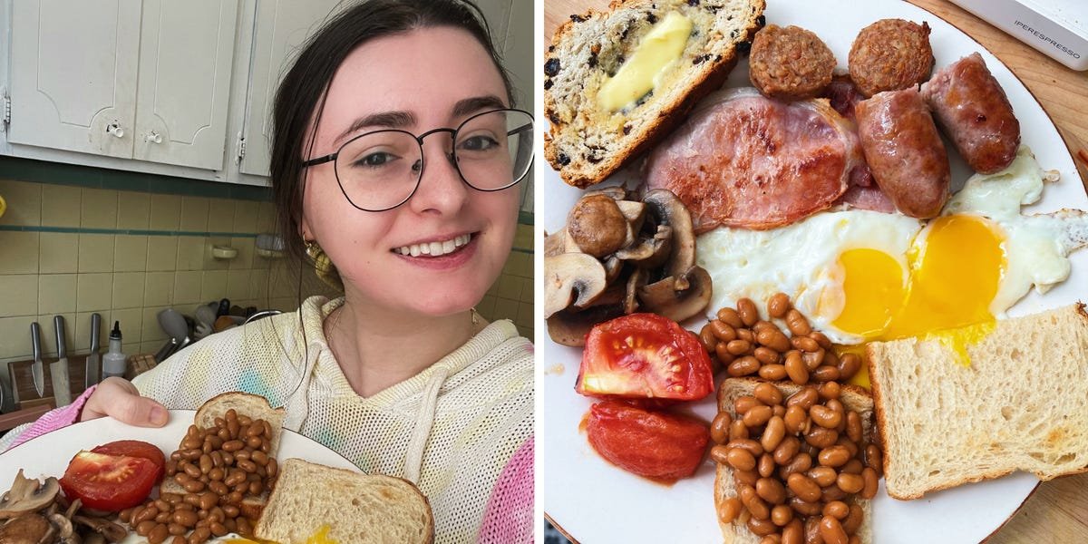 I made a traditional Irish breakfast and while it was a lot of work, it took me back to my roots