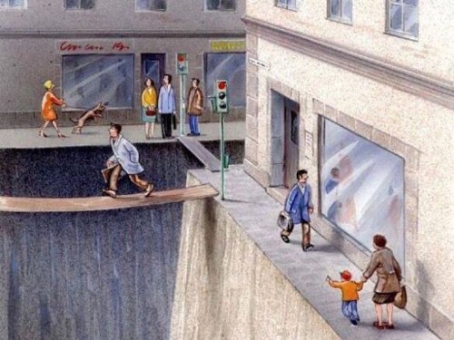 This ingenious illustration reveals how much space we give to cars