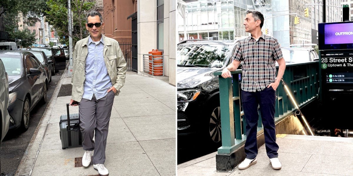 I tested 26 pairs of men's travel pants on flights, in rain, and during a heat wave — these 9 were the runaway winners