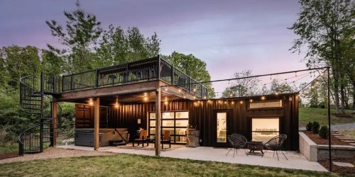 How siblings transformed shipping containers into 2 Airbnb getaways that brought in $10,000 in revenue last month