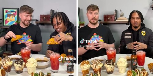 MrBeast thinks he just tried his first ever taco that wasn't from Taco Bell — and liked it so much he gave the restaurant owners $10,000